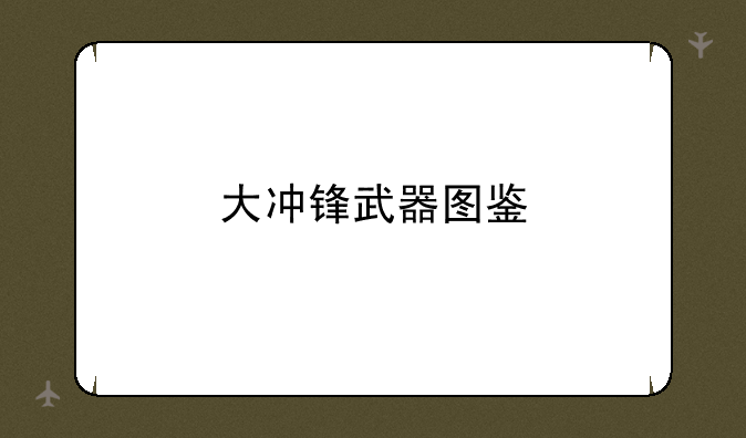 大冲锋武器图鉴